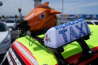 Zrobił z malucha rikszę