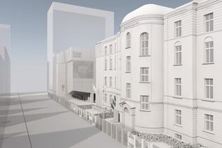 Muzeum Getta Warszawskiego w budowie. Powstaje w dawnym szpitalu Bersohnów i Baumanów na Woli