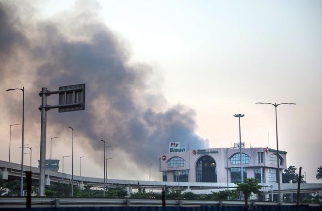 Na lotnisku w Dhace, stolicy Bangladeszu, doszło do pożaru