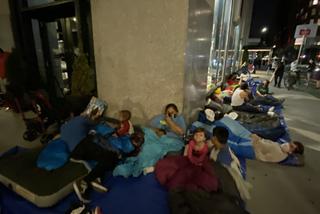 Niezbędni, ale wykluczeni protestują na Manhattanie