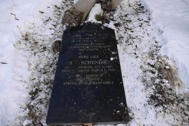 Skandal w Krakowie! Symboliczny nagrobek w Muzeum KL Plaszow zdemolowany koparką