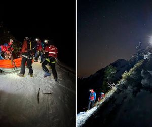 Nocne akcje GOPR w Karkonoszach. Ratowali turystów na Kozich Grzbietach i Szrenicy