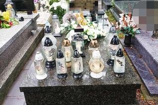 Grób Olka, który zginął w wypadku z synem Sylwii Peretti