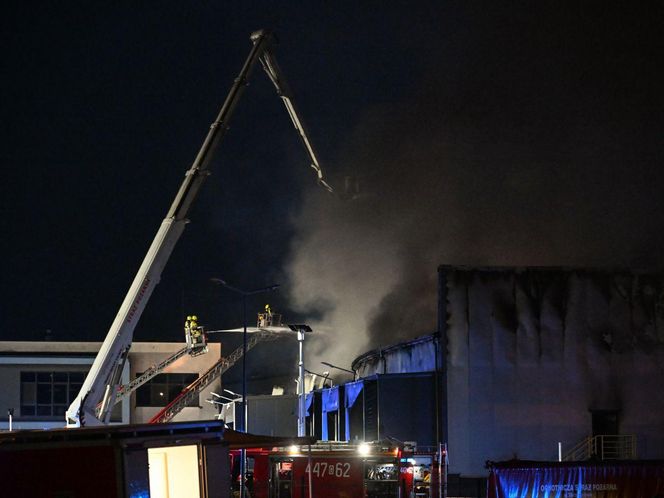 Pożar w przetwórni drobiu na Kaszubach
