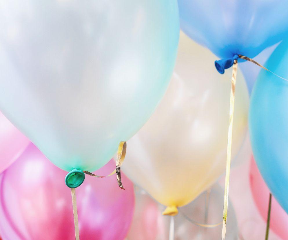 balony, życzenia