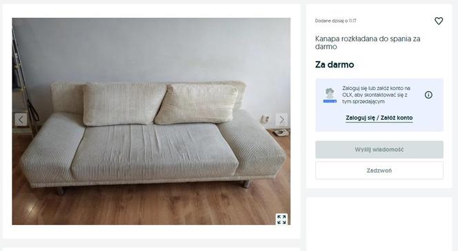 Oddam za darmo w Warszawie. Czego warszawiacy pozbywają się z domu? Oto najciekawsze aukcje z OLX!
