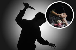 Przerażona dwulatka patrzyła jak ojciec dźgał mamusię nożem bez opamiętania. Biegli nie mają wątpliwości