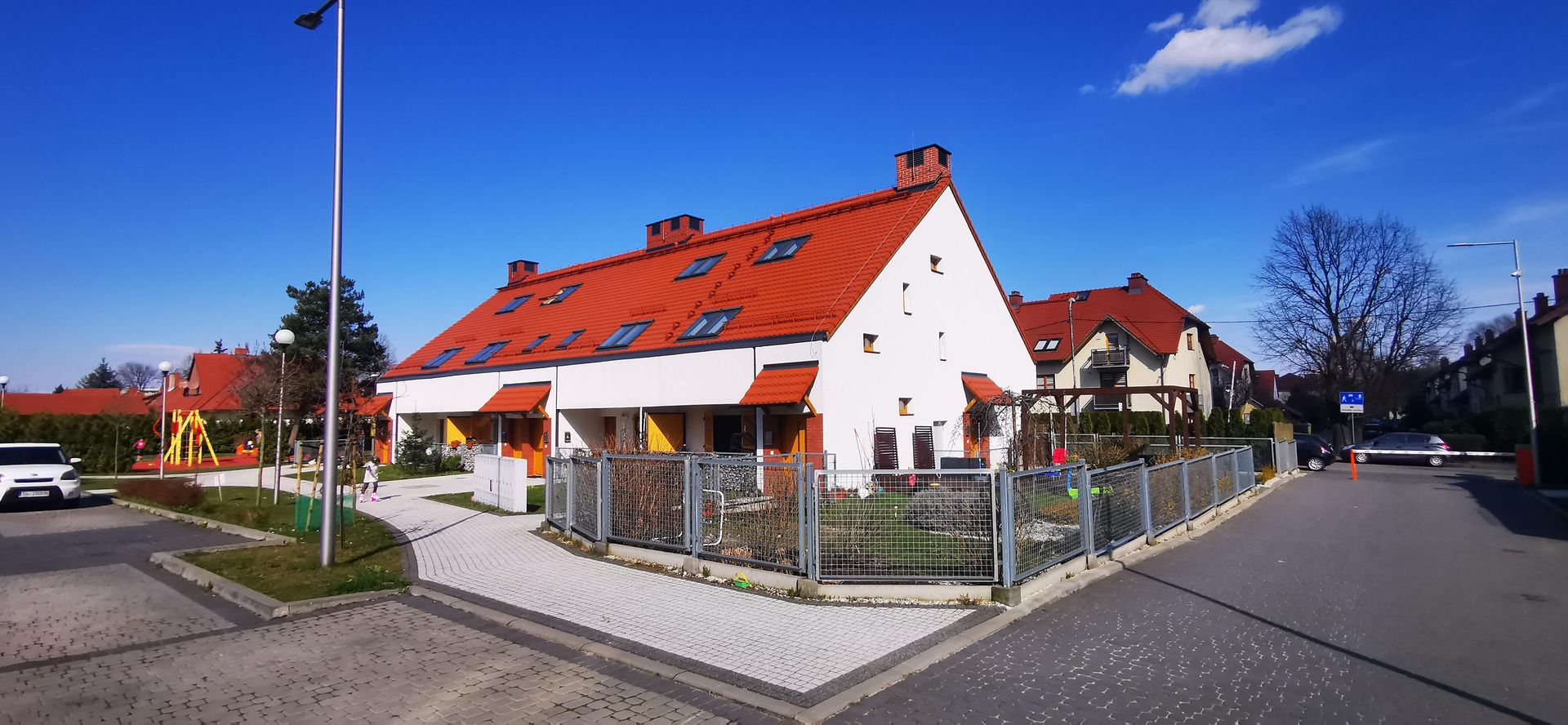 Giszowiec, osiedle - ogród w Katowicach - nowe budynki