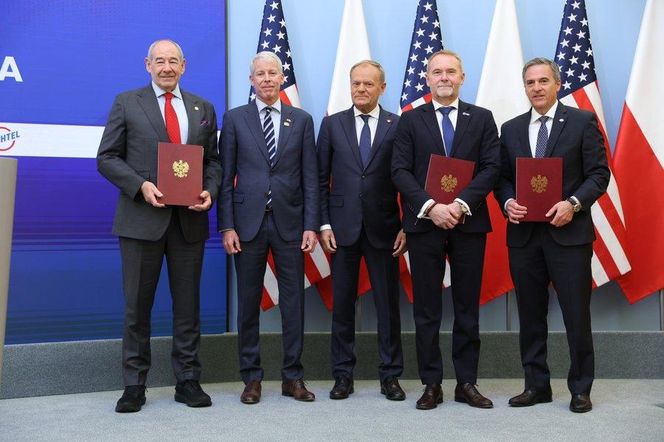 Umowa ws. elektrowni jądrowej na Pomorzu. Obecni byli Tusk i sekretarz energii USA