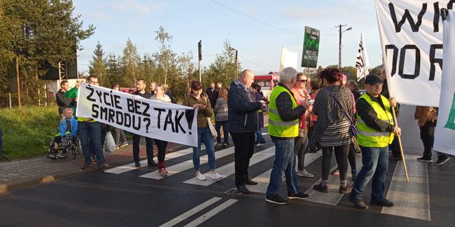 Wielki protest w Skawinie