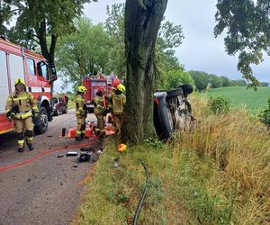 Tragiczny wypadek pod Giżyckiem. Nie żyje 54-letnia kobieta