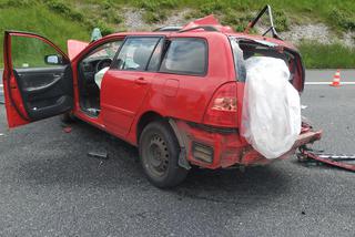 Wypadek na autostradzie A4