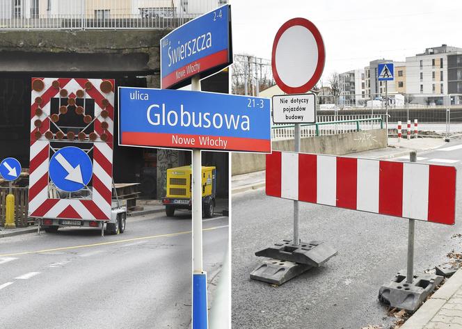 Zaczął się remont wiaduktu nad Globusową. Sprawdź utrudnienia 