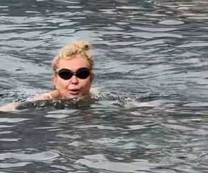 Monika Olejnik na wakacjach