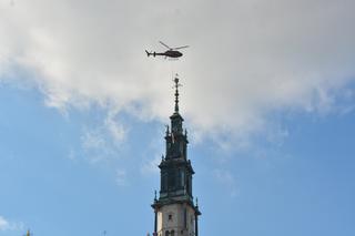 Jasna Góra: podczas prac remontowych użyto helikoptera