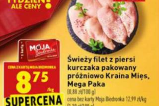 filet z piersi kurczaka 8,75 zł/kg