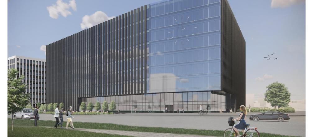 Wizualizacja biurowca Tischnera Office Park w Krakowie