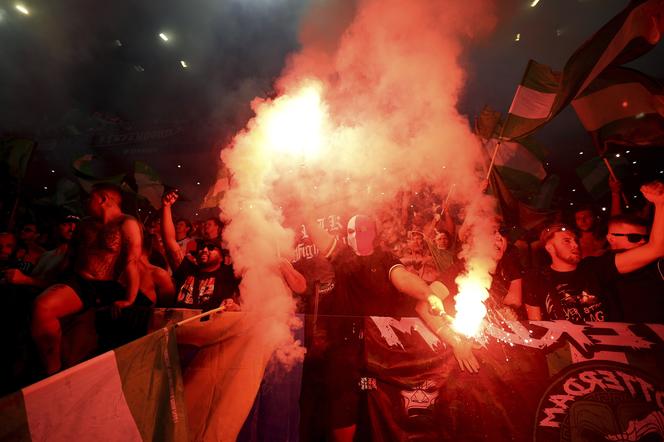 Fani na meczu AS Roma - Feyenoord Rotterdam