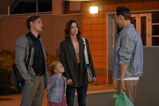 Pierwsza miłość. Kalina (Magdalena Wieczorek), Marlenka (Amelia i Emilia Baranowskie), Oskar (Filip Gurłacz), Krystian (Patryk Pniewski)