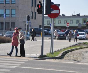 Słoneczne popołudnie 8 marca w Kielcach