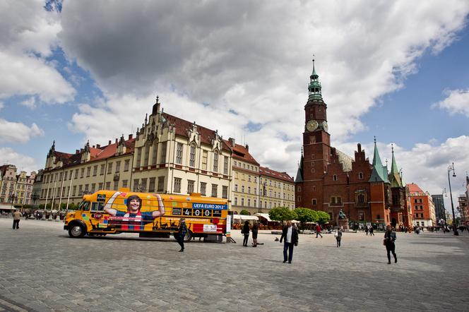 Wrocław autobus, Wrocław rynek, Wrocław starówka