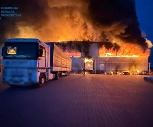 Po ataku rosyjskich dronów na fabrykę w Winnicy