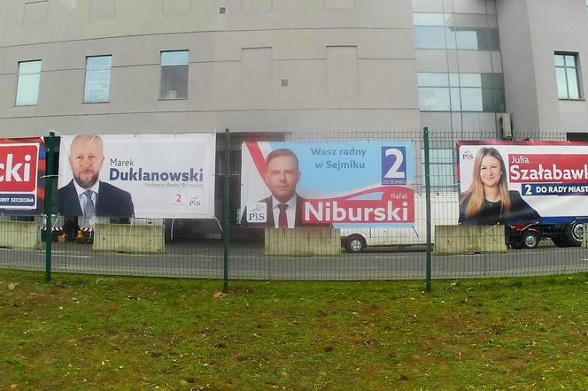 Przedwyborcza "baneroza" w Szczecinie