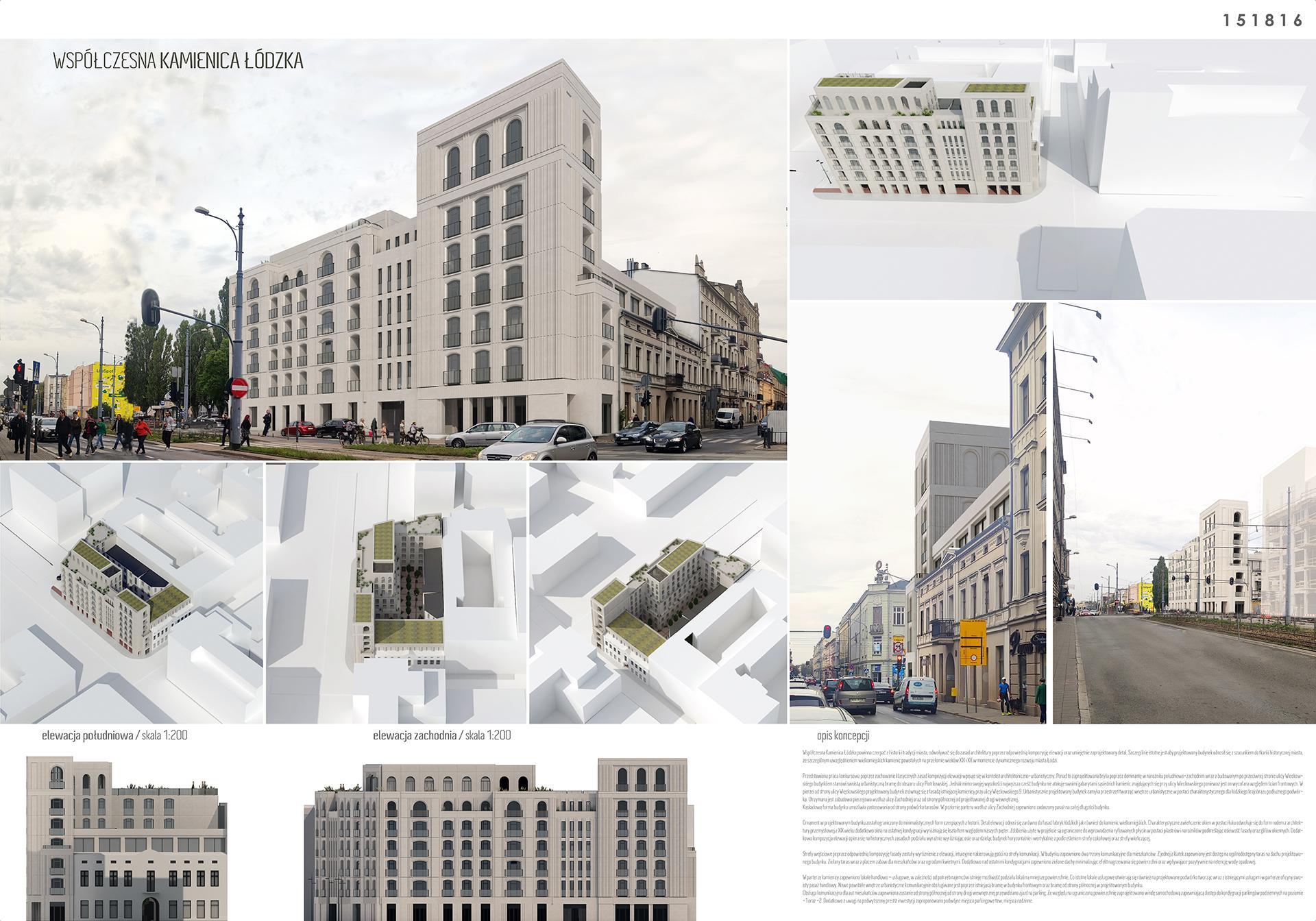 Współczesna Kamienica Łódzka - Nagroda Architekta Miasta