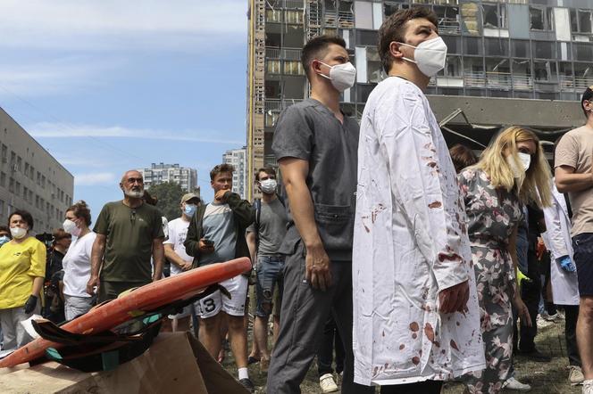 Tak wyglądał atak Putina na szpital dziecięcy w Kijowie! Liczba ofiar nadal rośnie