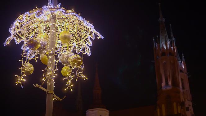 Białystok. Dekoracje świąteczne 2019/2020