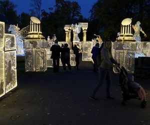 Królewski Ogród Świateł w Wilanowie już otwarty. Zobaczcie sami, jak tam jest pięknie!