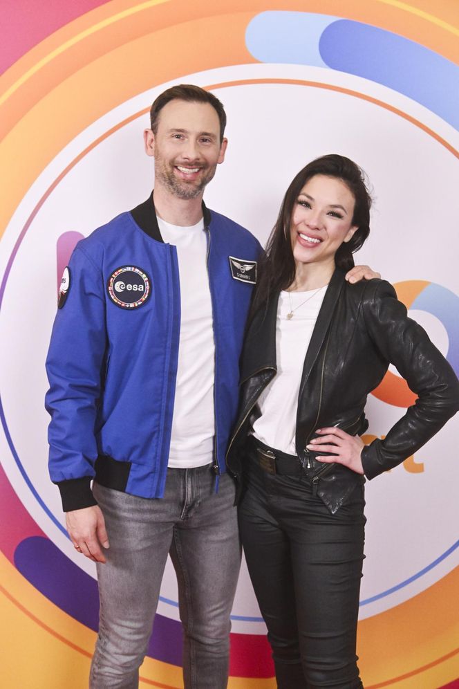 Aleksandra Uznańska-Wiśniewska i Sławosz Uznański-Wiśniewski 