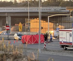 Tragedia na S7. Nie żyje rowerzysta. Potrącił go kierowca przewożący leki