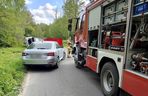 Osobowe BMW dachowało pod Mińskiem Mazowieckim. Kierowca był pijany, pasażer zginął na miejscu