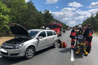 Zderzenie trzech aut na trasie Bydgoszcz - Toruń