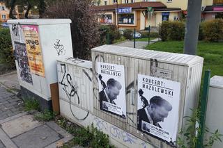 Wrocław jest pełen nielegalnie przyklejonych plakatów i ulotek