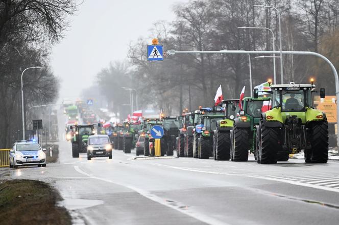 Protest rolników w Zbuczynie