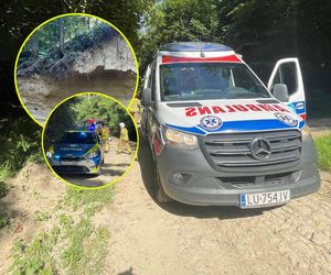 Ziemia przysypała dzieci. Dramat w lesie