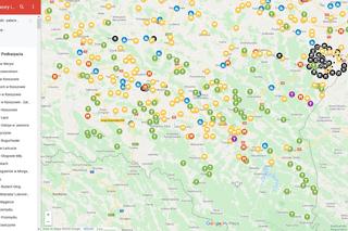 Z pasji zwiedzania stworzył mapę z zabytkami Podkarpacia! Jest na niej już ponad 550 ciekawych miejsc!