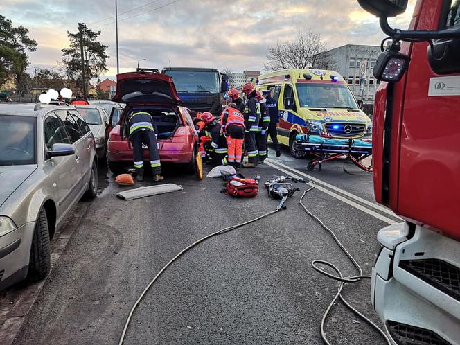 Groźny wypadek w regonie