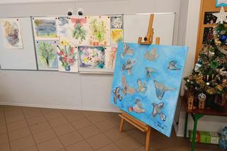 W ramach akcji Malujemy sercem uczniowie SSP STO w Siedlcach stworzyli 11 prac plastycznych