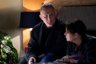 M jak miłość odc. 1873. Marysia (Małgorzata Pieńkowska), Artur Rogowski (Robert Moskwa)