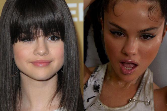 Selena Gomez w 2008 i 2020 roku