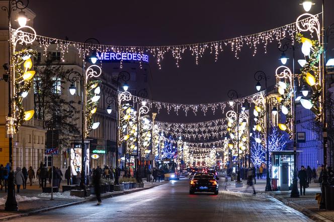 Świąteczna iluminacja Warszawy 2023