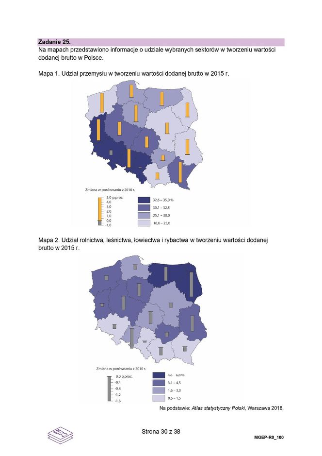 Matura próbna 2024 geografia