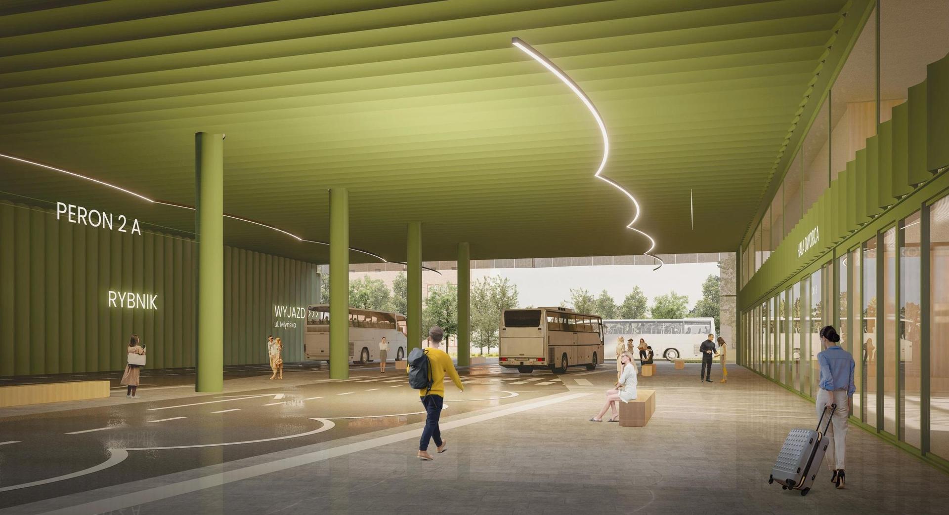 Centrum przesiadkowe w Rybniku według BDM Architekci