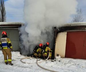 Tragiczny pożar w Jaworznie. W garażu zginął mężczyzna