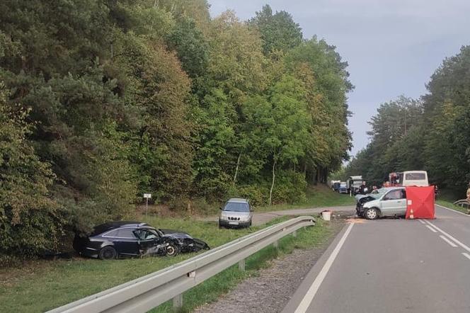 Tragiczny wypadek w Rogóżu. Jedna osoba nie żyje, kilka jest rannych