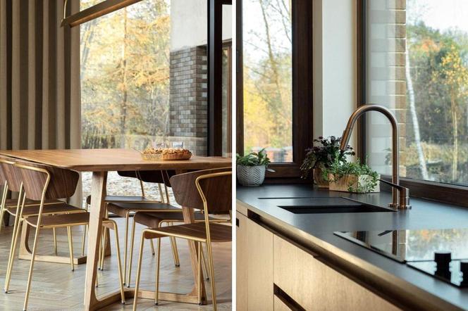 Minimalistyczny dom otoczony lasem. Urządzono go tak, by nigdy nie wyszedł z mody