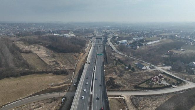 Tunel na Północnej Obwodnicy Krakowa zamknięty. Objazd w kierunku Warszawy